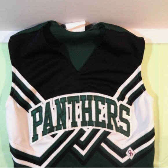 CHEER  HALLOWEEN CHEERLEADER UNIFORM COSTUME TOP -32 / 17 SKIRT -9 / 14 LD 6474 - Picture 2 of 16